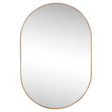 Nova 24 in. W x 36 in. H Medium Oval Metal Framed Wall Mirror