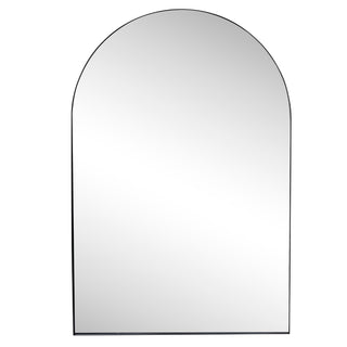 Reflectora 24 in. W x 36 in. H Medium Arched Metal Framed Wall Mounted Mirror
