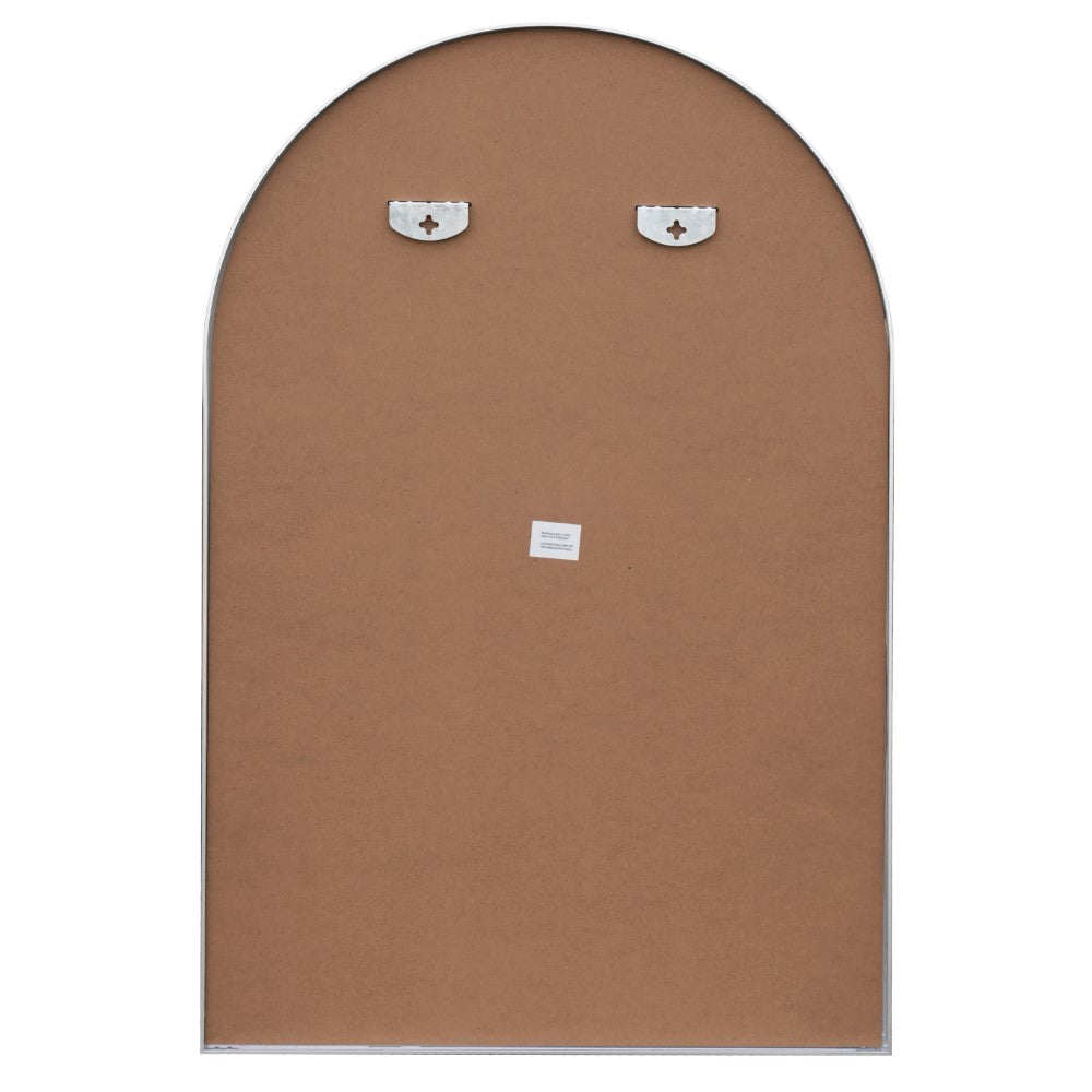 Reflectora 24 in. W x 36 in. H Medium Arched Metal Framed Wall Mounted Mirror