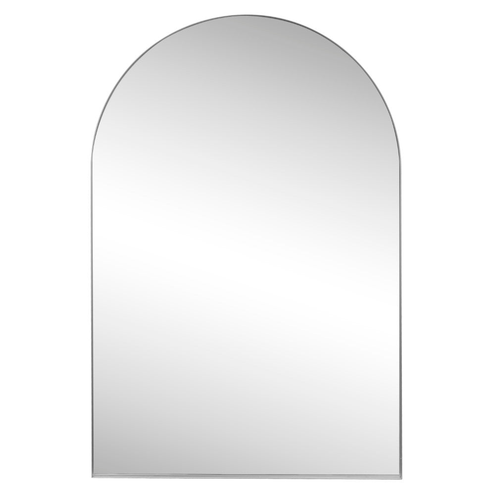 Reflectora 24 in. W x 36 in. H Medium Arched Metal Framed Wall Mounted Mirror