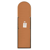 Clarity 16 in. W x 59 in. H Large Arched Metal Framed Floor Full-Length Mirror