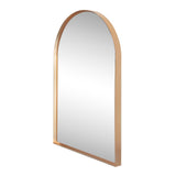 Oryn Small Arched Metal Framed Wall Mounted Mirror