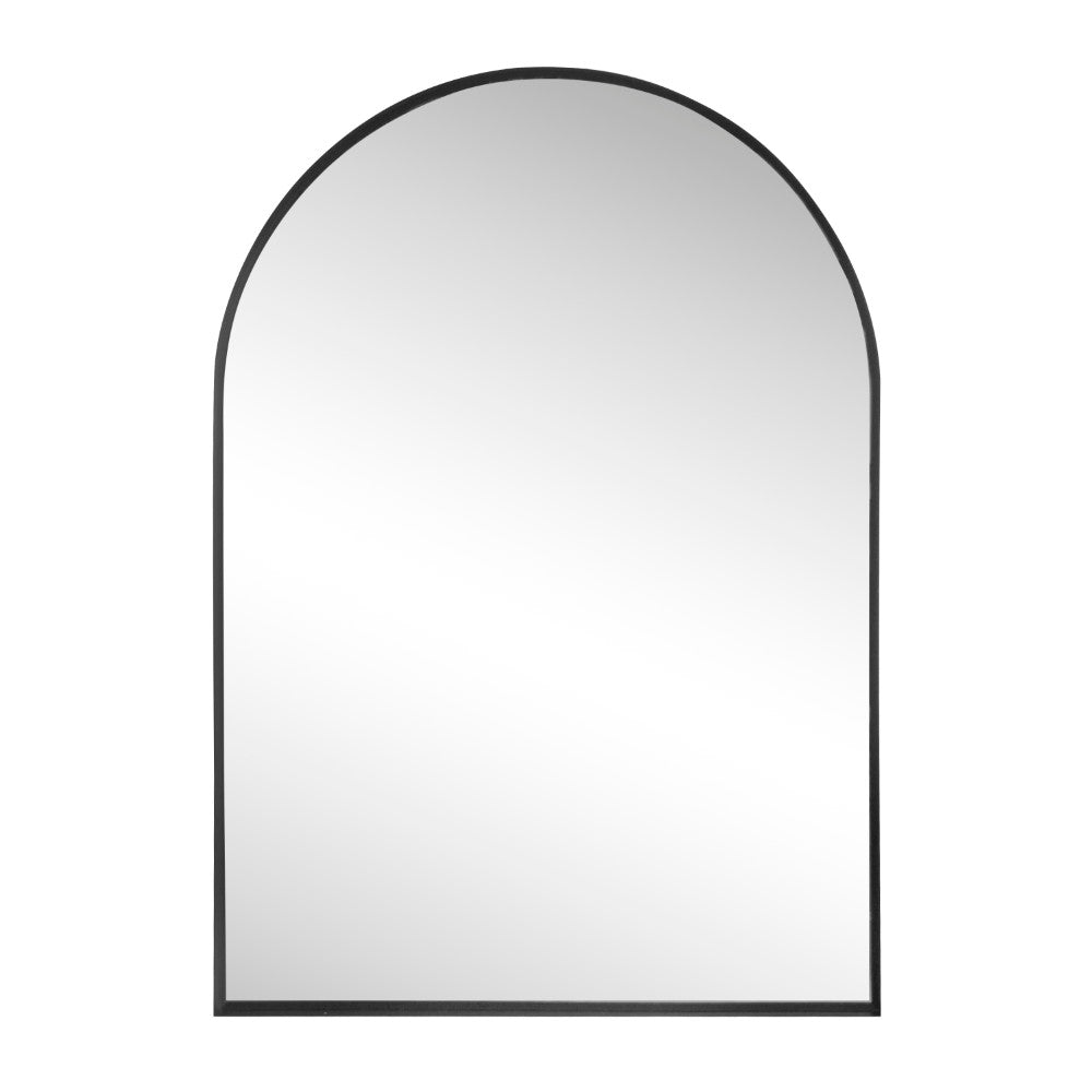 Oryn Small Arched Metal Framed Wall Mounted Mirror