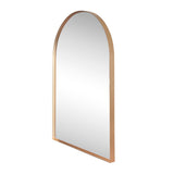 Oryn Small Arched Metal Framed Wall Mounted Mirror