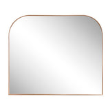 Aurex 38 in. W x 32 in. H Large Top Arched Rectangular Metal Framed Wall Mounted Mirror