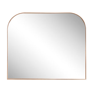 Aurex 38 in. W x 32 in. H Large Top Arched Rectangular Metal Framed Wall Mounted Mirror