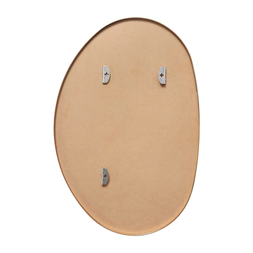 Lumis 24 in. W x 36 in. H Medium Irregular Oval Metal Framed Wall Mounted Mirror