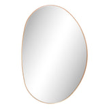 Lumis 24 in. W x 36 in. H Medium Irregular Oval Metal Framed Wall Mounted Mirror