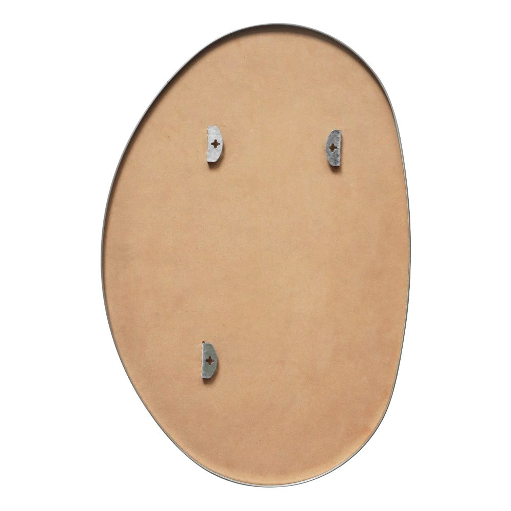 Lumis 24 in. W x 36 in. H Medium Irregular Oval Metal Framed Wall Mounted Mirror