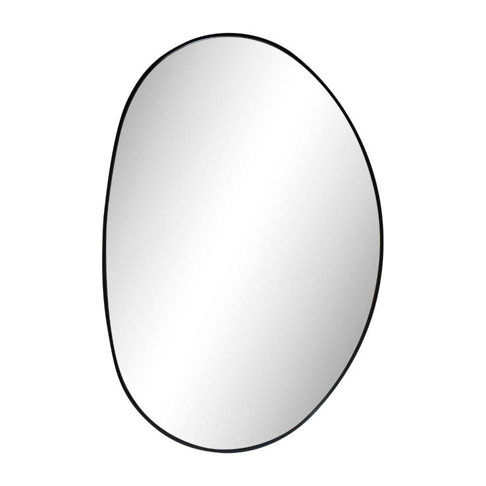 Lumis 24 in. W x 36 in. H Medium Irregular Oval Metal Framed Wall Mounted Mirror