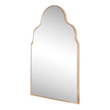 Elvara 24 in. W x 36 in. H Medium Top Arch Metal Framed Wall Mounted Mirror