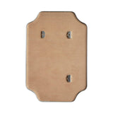 Elda 24 in. W x 36 in. H Medium Scalloped Rectangular Metal Framed Wall Mounted Mirror