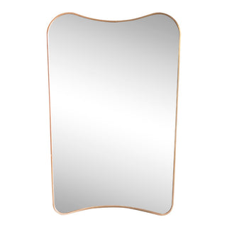 Varo 24 in. W x 36 in. H Large Irregular Metal Framed Wall Mounted Mirror