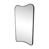 Varo 24 in. W x 36 in. H Large Irregular Metal Framed Wall Mounted Mirror