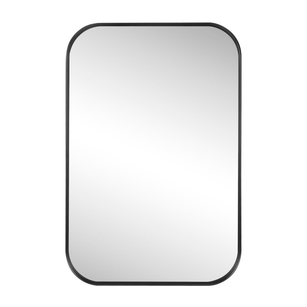 Sivo 24 in. W x 36 in. H Medium Rounded Rectangular Metal Framed Wall Mounted Mirror