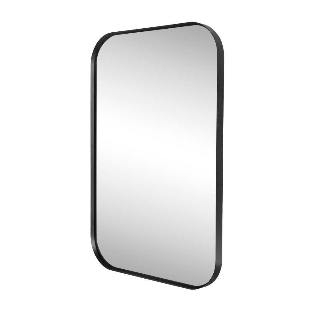 Sivo 24 in. W x 36 in. H Medium Rounded Rectangular Metal Framed Wall Mounted Mirror