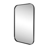 Sivo 24 in. W x 36 in. H Medium Rounded Rectangular Metal Framed Wall Mounted Mirror