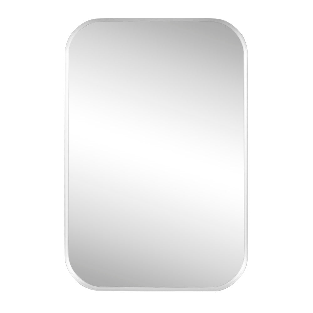 Sivo 24 in. W x 36 in. H Medium Rounded Rectangular Metal Framed Wall Mounted Mirror