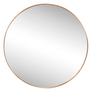 Bloomridge Circle Aluminum Alloy Framed Wall Mounted Mirror