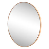 Bloomridge Circle Aluminum Alloy Framed Wall Mounted Mirror