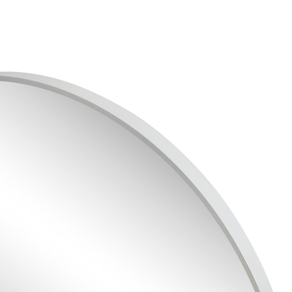 Bloomridge Circle Aluminum Alloy Framed Wall Mounted Mirror