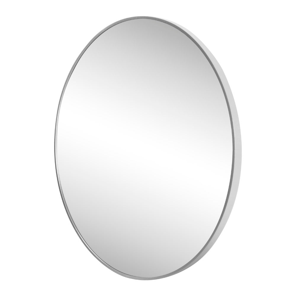 Bloomridge Circle Aluminum Alloy Framed Wall Mounted Mirror