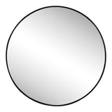 Bloomridge Circle Aluminum Alloy Framed Wall Mounted Mirror