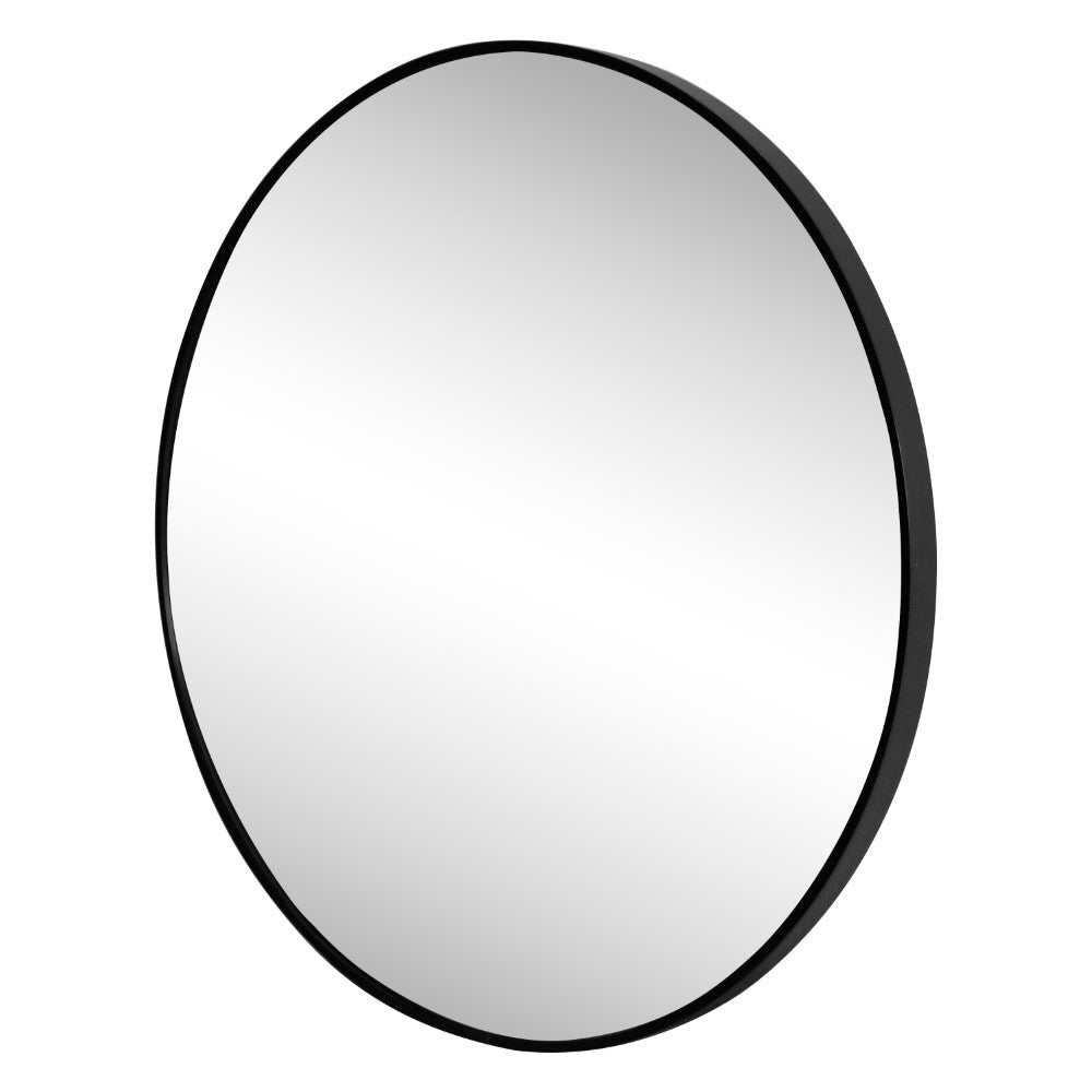 Bloomridge Circle Aluminum Alloy Framed Wall Mounted Mirror