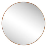 Bloomridge Circle Aluminum Alloy Framed Wall Mounted Mirror