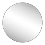 Bloomridge Circle Aluminum Alloy Framed Wall Mounted Mirror