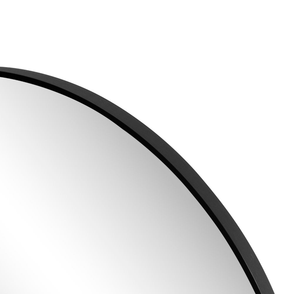 Bloomridge Circle Aluminum Alloy Framed Wall Mounted Mirror
