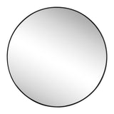 Bloomridge Circle Aluminum Alloy Framed Wall Mounted Mirror