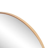 Bloomridge Circle Aluminum Alloy Framed Wall Mounted Mirror