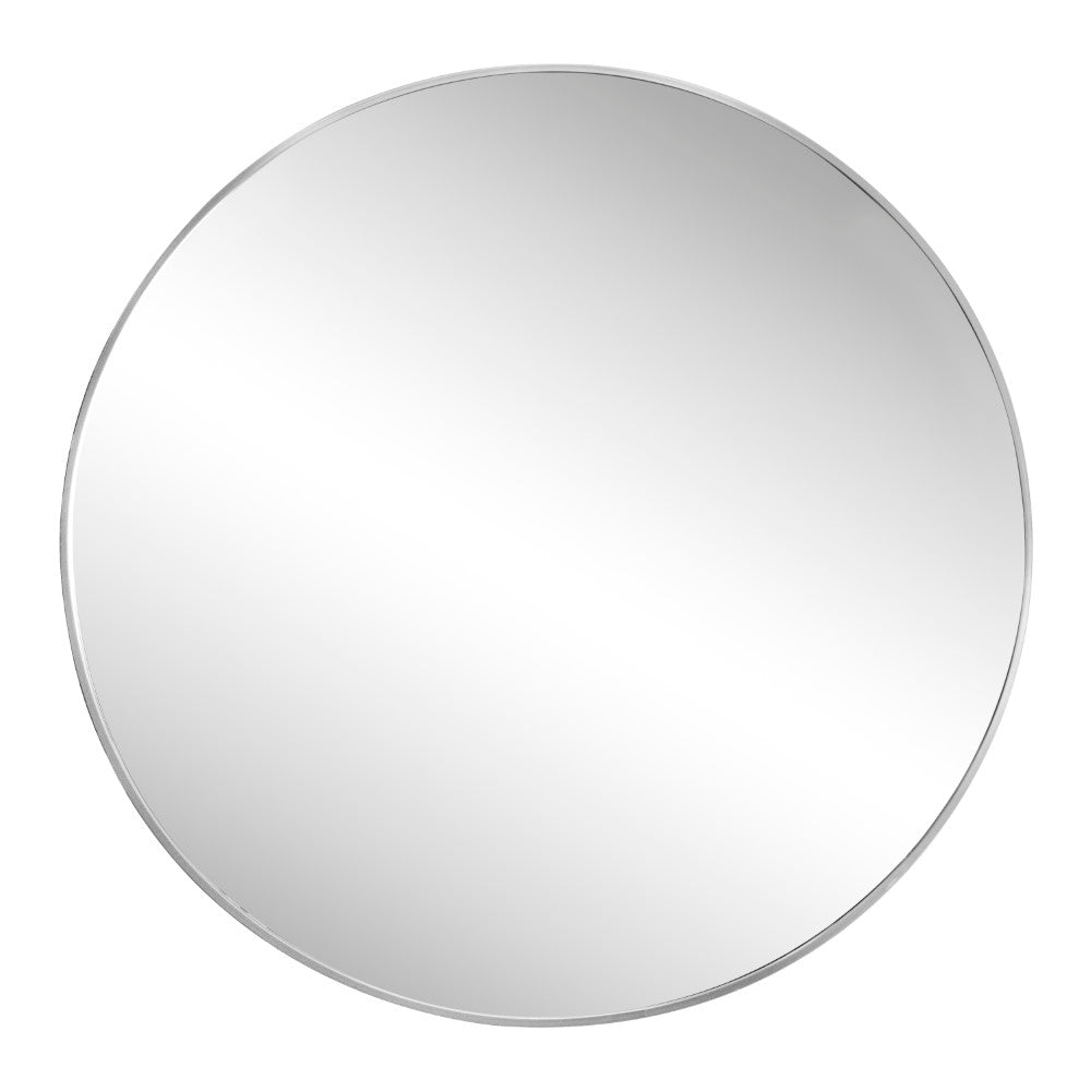 Bloomridge Circle Aluminum Alloy Framed Wall Mounted Mirror