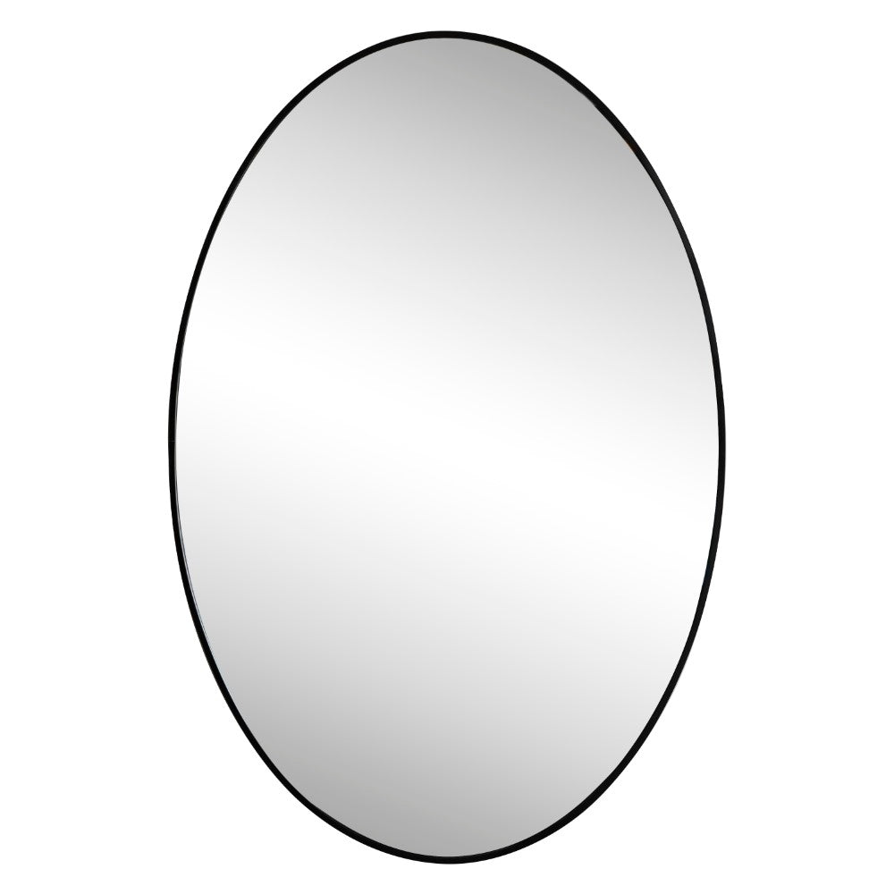 Sagegrove 24 in. W x 36 in. H Medium Oval Aluminum Alloy Framed Wall Mounted Mirror
