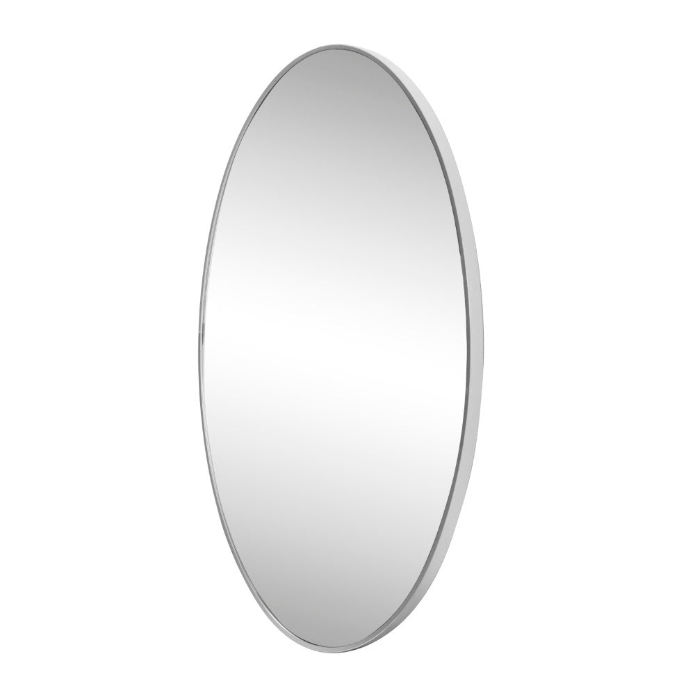 Sagegrove 24 in. W x 36 in. H Medium Oval Aluminum Alloy Framed Wall Mounted Mirror