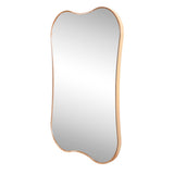 Olivefern 24 in. W x 36 in. H Medium Irregular Scallop Aluminum Alloy Framed Wall Mounted Mirror