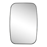 Petalroot 24 in. W x 36 in. H Medium Capsule Oblong Oval Aluminum Alloy Framed Wall Mounted Mirror