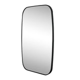 Petalroot 24 in. W x 36 in. H Medium Capsule Oblong Oval Aluminum Alloy Framed Wall Mounted Mirror