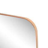 Petalroot 24 in. W x 36 in. H Medium Capsule Oblong Oval Aluminum Alloy Framed Wall Mounted Mirror