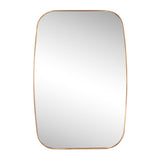 Petalroot 24 in. W x 36 in. H Medium Capsule Oblong Oval Aluminum Alloy Framed Wall Mounted Mirror