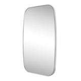Petalroot 24 in. W x 36 in. H Medium Capsule Oblong Oval Aluminum Alloy Framed Wall Mounted Mirror
