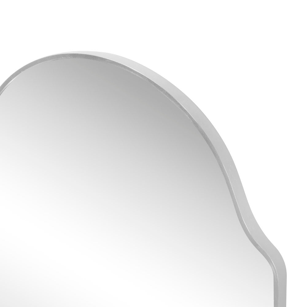 Auralith 24 in. W x 36 in. H Medium Shield Aluminum Alloy Framed Wall Mounted Mirror