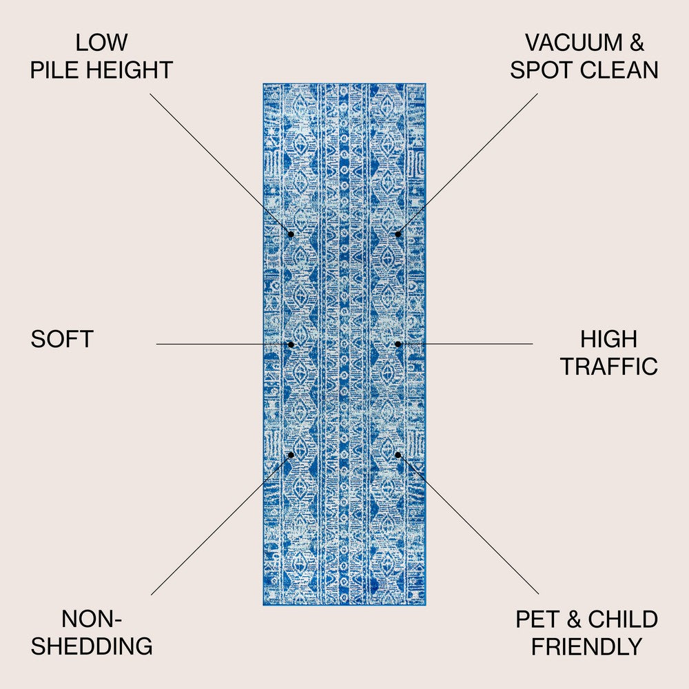 Istanbul Moroccan HYPE Boho Vintage Area Rug