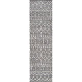 Kolkata Moroccan HYPE Boho Vintage Area Rug Gray/Ivory