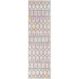 Kolkata Moroccan HYPE Boho Vintage Area Rug Ivory/Multi