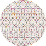 Kolkata Moroccan HYPE Boho Vintage Area Rug Ivory/Multi