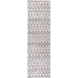 Kolkata Moroccan HYPE Boho Vintage Area Rug Cream/Multi