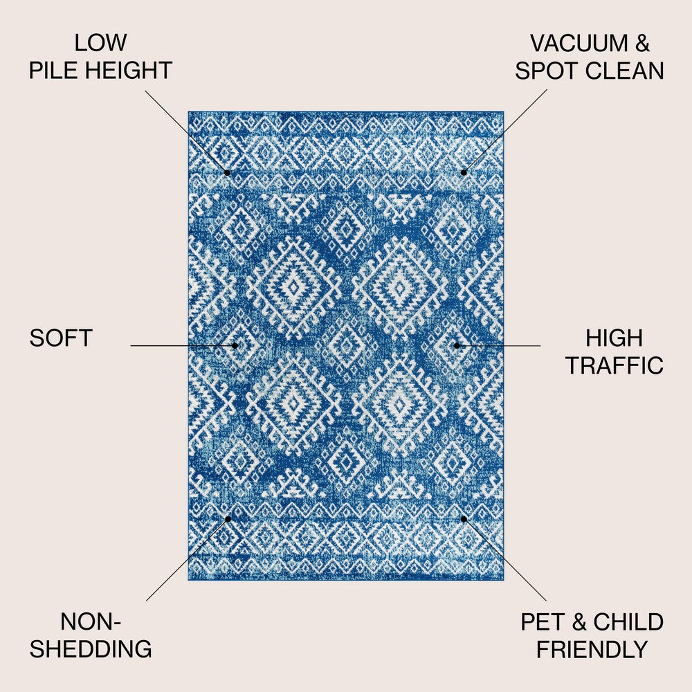 Sparta Moroccan HYPE Boho Vintage Area Rug
