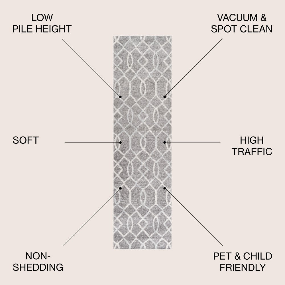 Perseus Asilah Ogee Fretwork Area Rug